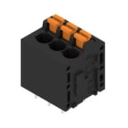 WEIDMULLER - Morsetto per circuito stampato 320V 24A Passo 5.00mm² 3 poli PUSH IN attuatore Collegamento saldare THT 180° LMF 5.00/03/180 3.5SN BK BX
