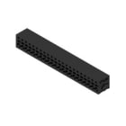 WEIDMULLER - Morsetto per circuito stampato 320V 24A Passo 5.00mm 2.5mm² 22 poli PUSH IN senza attuatore Collegamento a saldare THT 90° LMFS 5.00/22/90 3.5SN BK BX
