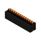 WEIDMULLER - Morsetto per circuito stampato 320V 24A Passo 5.08mm 2.5mm² 13 poli PUSH IN attuatore Collegamento saldare THT 180° LMF 5.08/13/180 3.5SN BK BX