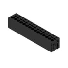 WEIDMULLER - Morsetto per circuito stampato 320V 24A Passo 5.08mm 2.5mm² 15 poli PUSH IN senza attuatore Collegamento saldare THT 180° LMFS 5.08/15/180 3.5SN BK BX