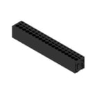 WEIDMULLER - Morsetto per circuito stampato 320V 24A Passo 5.08mm 2.5mm² 19 poli PUSH IN senza attuatore Collegamento saldare THT 180° LMFS 5.08/19/180 3.5SN BK BX