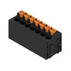 WEIDMULLER - Morsetto per circuito stampato 320V 24A Passo 5.00mm 2.5mm² 11 poli PUSH IN attuatore Collegamento saldare THT 180° LMF 5.00/07/180 3.5SN BK BX