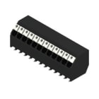 WEIDMULLER - Morsetto per circuito stampato 160V 12A Passo 3.50mm 1.5mm² 12 poli PUSH IN attuatore Collegamento saldare SMD 135° LSF-SMD 3.50/12/135 SN BK RL