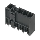 WEIDMULLER - Connettori per circuito stampato 630V 57A Passo 7.62mm 5 poli Collegamento saldare THT SV 7.62HP/05/180MF5 3.5SN BK BX