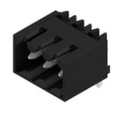 WEIDMULLER - Connettori per circuito stampato 160V 17A Passo 3.50mm 3 poli Collegamento saldare THT SL 3.50/03/90G 3.2SN BK BX.