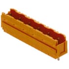 WEIDMULLER - Connettori per circuito stampato 630V 18.5A Passo 7.50mm 6 poli Saldatura THT SL 7.50/06/180B 3.2SN GN BX.
