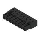 WEIDMULLER - Connettori per circuito stampato 320V 23A Passo 5.08mm 8 poli Collegamento saldare THT BLL 5.08/08/90 3.2 SN BK BX.