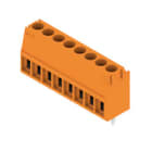 WEIDMULLER - Morsetto per circuito stampato 160V 16A Passo 3.50mm² 2.08mm² 8 poli Collegamento a vite saldare THT 90° Box LM 3.50/08/90 3.2SN OR BX.