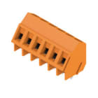 WEIDMULLER - Morsetto per circuito stampato 320V 17.5A Passo 5.00mm 2.5mm² 6 poli Collegamento a vite/saldare THT 135° LM 5.00/06/135 3.5SN OR BX