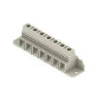 WEIDMULLER - Morsetto per circuito stampato 1000V 101A Passo 15.00mm 25mm² 7 poli Collegamento a vite/saldare THT 90° LXB 15.00/07/90 4.5SN GY BX.