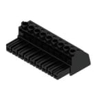 WEIDMULLER - Connettori per circuito stampato, 1000V, 57A, Passo 7.62mm, 10mm², 9 poli, Collegamento a vite, Box BVZ 7.62HP/09/180 SN BK BX.