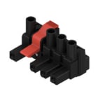 WEIDMULLER - Connettori per circuito stampato, 500V, Passo 7.62mm, 4 poli, Collegamento a vite, Box BLZ 7.62IT/04/180MSF4 SN BK BX.