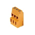 WEIDMULLER - Morsetto per circuito stampato 320V 17.5A Passo 5.08mm 2.5mm² 5 poli Collegamento a vite/saldare THT 90° LM1N 5.08/05/90 3.5SN OR BX