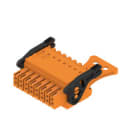 WEIDMULLER - Connettori per circuito stampato 160V 13.4A Passo 3.50mm 1.5mm² 16 poli PUSH IN attuatore Box B2CF 3.50/16/180LRZE SN OR BX