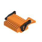 WEIDMULLER - Connettori per circuito stampato 160V 13.4A Passo 3.50mm 1.5mm² 18 poli PUSH IN attuatore Box B2CF 3.50/18/180LRZE SN OR BX.