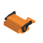 WEIDMULLER - Connettori per circuito stampato 160V 13.4A Passo 3.50mm 1.5mm² 20 poli PUSH IN attuatore Box B2CF 3.50/20/180LRZE SN OR BX.