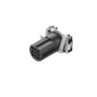 WEIDMULLER - Inserto di contatto femmina M12 a saldare, 4 poli, codifica D, SAID-M12BD-4S-9SMT.
