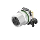 WEIDMULLER - Connettore a innesto circolare M12, 4 poli, montaggio pannello posteriore SAIEW-M12B-4S-HTL.
