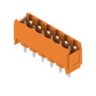 WEIDMULLER - Connettori per circuito stampato 320V 24A Passo 5.08mm 6 poli Collegamento saldare THT SL 5.08HC/06/180B 4.5SN OR BX.