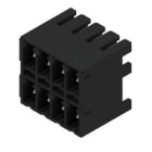 WEIDMULLER - Connettori per circuito stampato 160V 17.5A Passo 3.81mm 8 poli SCDN-THR 3.81/08/90G 1.5SN BK RL.