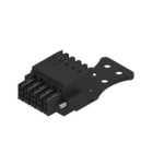 WEIDMULLER - Connettori per circuito stampato 160V 13.4A Passo 3.50mm 1.5mm² 10 poli PUSH IN attuatore Box B2CF 3.50/10/180FZE SN BK BX