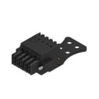 WEIDMULLER - Connettori per circuito stampato 160V 13.4A Passo 3.50mm 1.5mm² 10 poli PUSH IN attuatore Box B2CF 3.50/10/180FZE SN BK BX