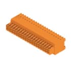 WEIDMULLER - Connettori per circuito stampato 160V 13.4A Passo 3.50mm 1.5mm² 40 poli PUSH IN attuatore Box B2CF 3.50/40/180 SN OR BX.