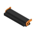 WEIDMULLER - Connettori per circuito stampato 160V 13.4A Passo 3.50mm 1.5mm² 44 poli PUSH IN attuatore Box B2CF 3.50/44/180LH SN BK BX.