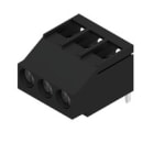 WEIDMULLER - Morsetto per circuito stampato 320V 32.5A Passo 5.08mm 6mm² 3 poli Collegamento a vite/saldare THT 180° Box LL 5.08/03/180 4.5SN BK BX.