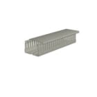 WEIDMULLER - Canalina portacavi verticale 100x80 mm fessurata, intaglio 4.00 mm, distanza 6.00 mm, colore grigio.