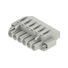 WEIDMULLER - Connettori per circuito stampato, 320V, 23A, Passo 5.08mm, 4mm², 6 poli, Collegamento a vite, BLZP 5.08HC/06/270F SN GY BX.