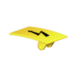 WEIDMULLER - Siglatura morsetti giallo, Passo 12.00 mm, Caratteri stampati Flash orizzontale, Larghezza 12 mm, Posizione verticale 23.5 mm - AAM 35-185 YE FLASH.