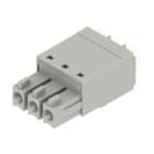 WEIDMULLER - Connettore femmina 3.81 mm BCF 3.81/03/180 SN GY BX