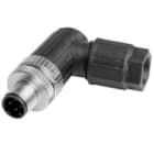 WEIDMULLER - Connettore circolare personalizzabile sul campo, Perno 90° PUSH IN M12 4-8 mm Numero di poli 5 Collegamento schermato Nessuno SAISWP-5A-4/8-M12.