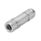 WEIDMULLER - maschio, connettore femmina diritto, push in, saibp m 4d 4/8 m12