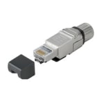 WEIDMULLER - Connettore RJ45 IP20, Collegamento 1: RJ45, Collegamento 2: Foratura EIA/TIA T568 A AWG 27-22 IE-PS-RJ45-FH-180-A-1.6-CG.