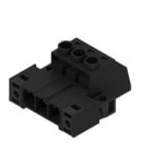 WEIDMULLER - Connettori per circuito stampato, 1000V, 57A, Passo 7.62mm, 3 poli, Collegamento a vite, Box SVZ 7.62HP/03/180SF SN BK BX SO.