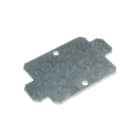 WEIDMULLER - Piastra di montaggio Klippon K (custodia vuota in alluminio), 114 x 67 x 2 mm, lamiera d'acciaio zincata. MOPL K21 STAHL.