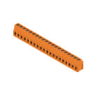 WEIDMULLER - Morsetto per circuito stampato 320V 17.5A Passo 5.08mm 2.5mm² 20 poli Collegamento a vite/saldare THT 90° LM 5.08/20/90 3.5SN OR BX