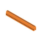 WEIDMULLER - Morsetto per circuito stampato 320V 17.5A Passo 5.08mm 2.5mm² 22 poli Collegamento a vite/saldare THT 90° LM 5.08/22/90 3.5SN OR BX