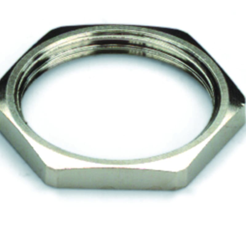 WEIDMULLER - Controdado per pressacavo (metallo), SKMU SS (controdado in acciaio inox), M 32, 3.8 mm, Acciaio inox 1.4404