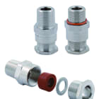 WEIDMULLER - Pressacavo Ex (metallo), diritto, M 16 x 1,5, 16 mm, OD min. 4.5 - OD max. 8.7 mm, ottone, nichelato