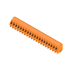 WEIDMULLER - Morsetto per circuito stampato, 320 V, 17.5 A, Passo in mm: 5.00, 2.5 mm², Numero di poli: 20, Collegamento a vite, Collegamento a saldare THT, 135°,