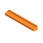 WEIDMULLER - Morsetto per circuito stampato, 320 V, 17.5 A, Passo in mm: 5.00, 2.5 mm², Numero di poli: 17, Collegamento a vite, Collegamento a saldare THT, 180°,