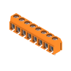WEIDMULLER - Morsetto per circuito stampato, 250 V, 24 A, Passo in mm: 5.08, 2.5 mm², Numero di poli: 8, Collegamento a pressione con staffa, Collegamento a saldar