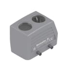 WEIDMULLER - Custodia connettori industriali, Entrata cavo dall'alto, Gancio trasversale in basso, Dimensioni di installazione: 4, IP65, in stato collegato