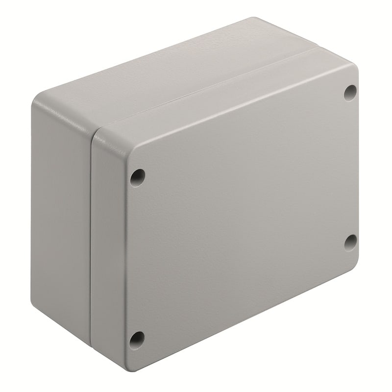 WEIDMULLER - Custodia in metallo Ex, 200 x 160 x 100 mm, Rivestito a polvere, strutturato, Piastra a flangia: No, M5 torx stainless steel screws with slot