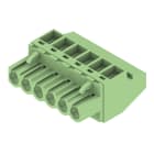 WEIDMULLER - Connettore PCB (collegamento del conduttore), 320 V, 23 A, Passo in mm: 5.08, 4 mm², Numero di poli: 6, Collegamento a vite, Box
