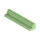 WEIDMULLER - Connettore PCB (collegamento del conduttore), 320 V, 23 A, Passo in mm: 5.08, 4 mm², Numero di poli: 18, Collegamento a vite, Box