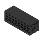 WEIDMULLER - Morsetto per circuito stampato, 320 V, 24 A, Passo in mm: 5.00, 2.5 mm², Numero di poli: 8, PUSH IN senza attuatore, Collegamento a saldare THT, 90°,